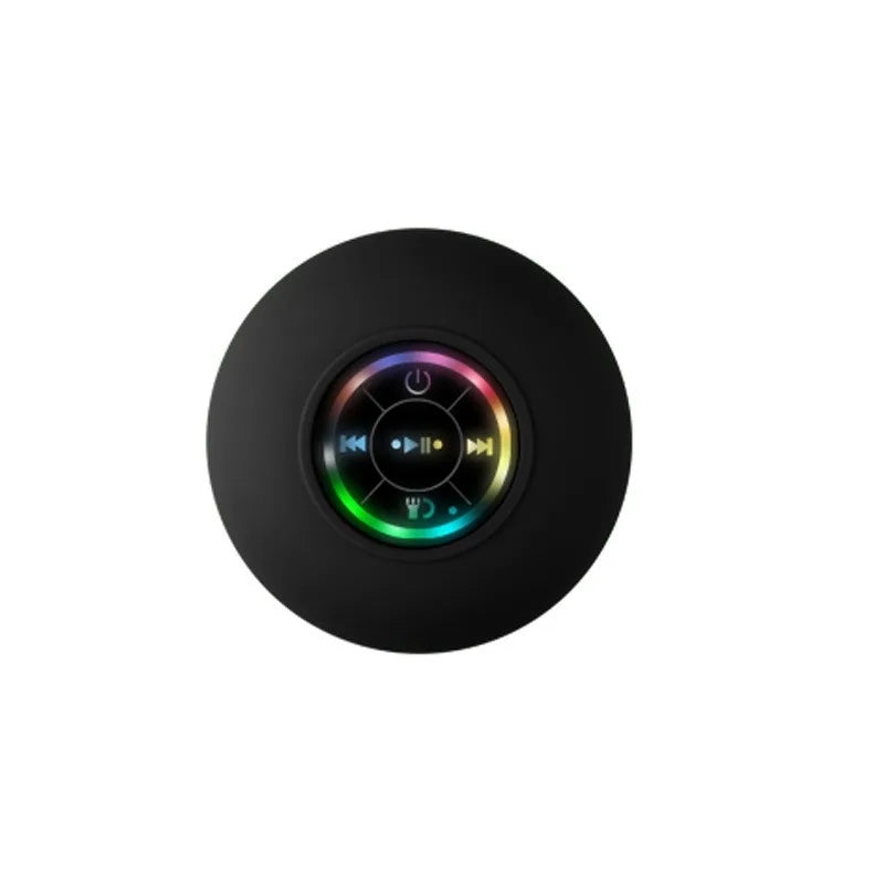 2025 Waterproof Wireless LED Bluetooth Speaker with Large Suction Cup - Portable Mini Stereo for Outdoor Sports