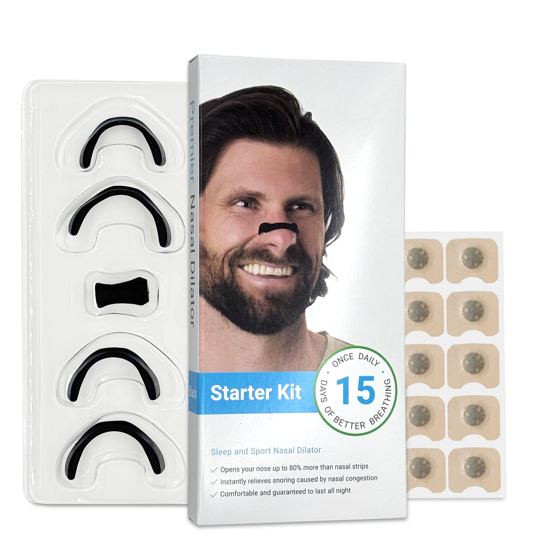 Transform Your Breathing with Elequix Magnetic Nasal Strips - 15 Pairs for Enhanced Comfort and Performance