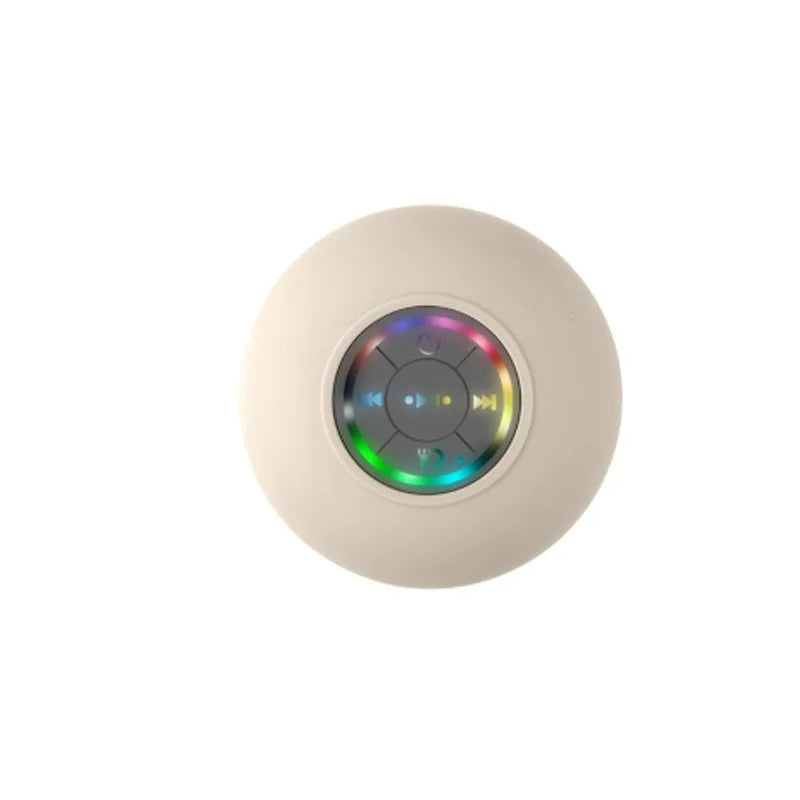 2025 Waterproof Wireless LED Bluetooth Speaker with Large Suction Cup - Portable Mini Stereo for Outdoor Sports