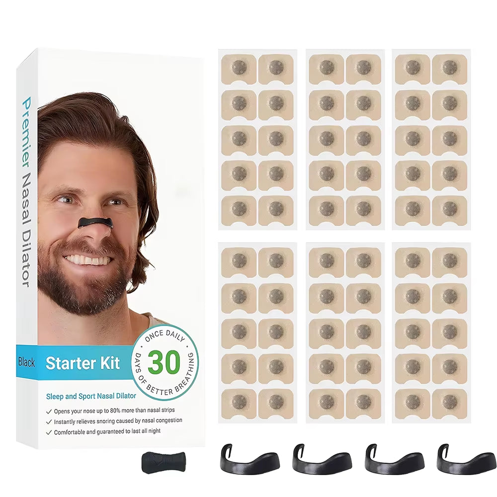 Transform Your Breathing with Elequix Magnetic Nasal Strips - 15 Pairs for Enhanced Comfort and Performance